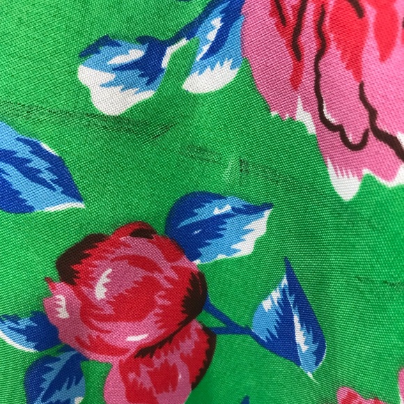 Mexican skirt Jalisco green flowery 27” for 5 Mayo, Mexican party, Halloween day - Picture 5 of 5